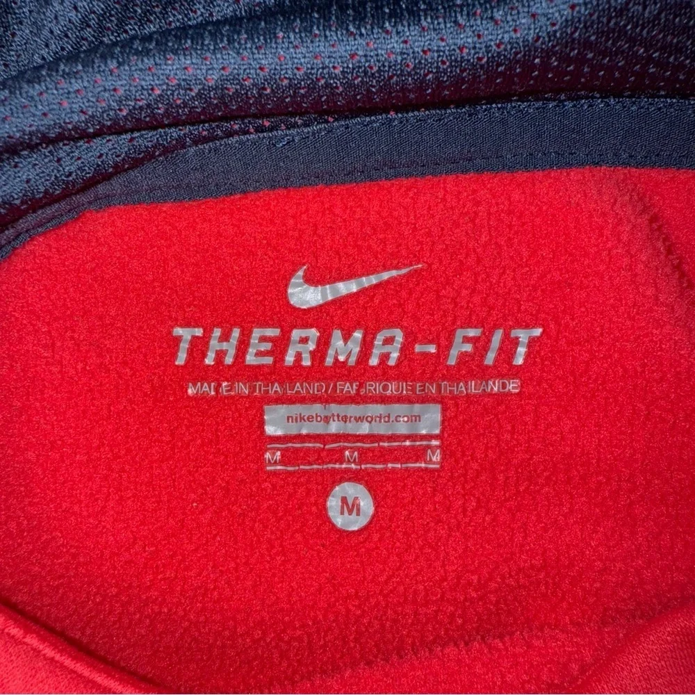 Nike Coral Hoodie with Black‎ Logo contrasting stitching fleece lining Medium